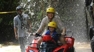 Fun Tandem ATV Adventures Child with Parent